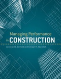 Cover: Managing Performance in Construction - Wiley