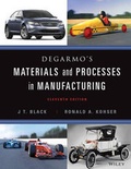 Cover: DeGarmo's Materials and Processes in Manufacturing - Wiley