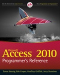Cover: Access 2010 Programmer's Reference - Wrox