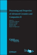 Cover: Processing and Properties of Advanced Ceramics and Composites II - Wiley