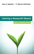 Cover: Joining a Nonprofit Board - Jossey-Bass