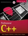 Cover: Professional C++ - Wrox Press