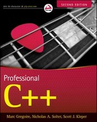 Enlarge image Cover: Professional C++ - Wrox Press