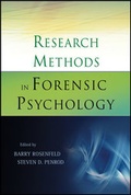 Cover: Research Methods in Forensic Psychology - Wiley