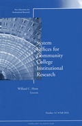 Cover: System Offices for Community College Institutional Research - Jossey-Bass