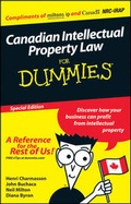 Cover: Canadian IP Law for Dummies? (Custom), Special Edition - Wiley