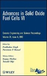 Enlarge image Cover: Advances in Solid Oxide Fuel Cells VI - Ceramic Engineering and Science Proceedings V31 Issue 4 ue - Wiley