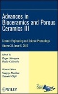 Cover: Advances in Bioceramics and Porous Ceramics III - Ceramic Engineering and Scinece Proceedings V31 Issue 6 - Wiley