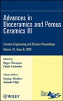 Cover: Advances in Bioceramics and Porous Ceramics III, Volume 31, Issue 6 - Wiley