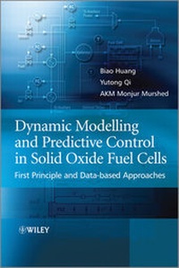 Abbildung von: Dynamic Modeling and Predictive Control in Solid Oxide Fuel Cells - Wiley