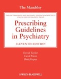 Cover: The Maudsley Prescribing Guidelines in Psychiatry - Wiley