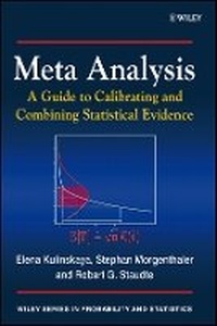 Enlarge image Cover: Meta Analysis - A Guide to Calibrating and Combining Statistical Evidence - Wiley