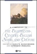 Cover: Companion to the Eighteenth-Century English Novel and Culture - Wiley