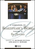 Cover: A Companion To Shakespeare's Works Volume II - The Histories - Wiley