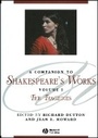 Cover: A Companion To Shakespeare's Works Volume I The Tragedies - Wiley