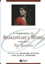 Cover: A Companion to Shakespeare's Works, Volume I - Wiley-Blackwell
