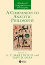 Cover: A Companion to Analytic Philosophy - Wiley-Blackwell