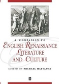 Cover: A Companion to English Renaissance Literature and Culture - Wiley-Blackwell