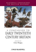 Cover: A Companion to Early Twentieth-Century Britain - Wiley-Blackwell