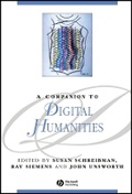 Cover: A Companion to Digital Humanities - Wiley