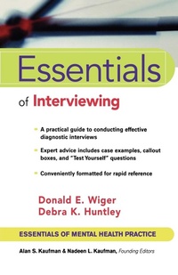Enlarge image Cover: Essentials of Interviewing - Wiley