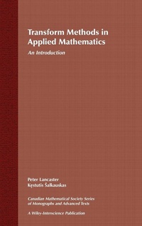 Enlarge image Cover: Transform Methods in Applied Mathematics - Wiley
