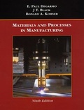 Cover: Materials and Processes in Manufacturing - Wiley