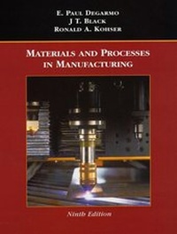 Enlarge image Cover: Materials and Processes in Manufacturing - Wiley