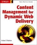 Cover: Content Management for Dynamic Web Delivery - Wiley