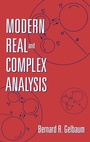 Cover: Modern Real and Complex Analysis - Wiley