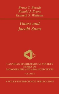 Abbildung von: Gauss and Jacobi Sums - Wiley