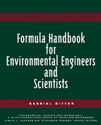 Enlarge image Cover: Formula Handbook for Environmental Engineers and Scientists - Wiley