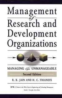 Enlarge image Cover: Management of Research and Development Organizations - Wiley