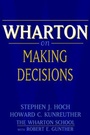Cover: Wharton on Making Decisions - Wiley