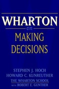 Cover: Wharton on Making Decisions - Wiley
