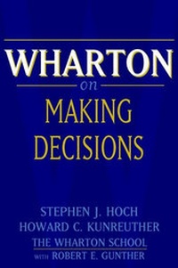 Enlarge image Cover: Wharton on Making Decisions - Wiley