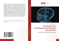 Bild: Emergence des connaissances en memoire a long terme - Univ Europeenne