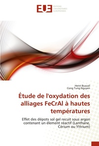 Bild: Etude de l''oxydation des alliages fecral a hautes temperatures - Omniscriptum