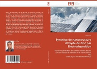 Abbildung von: Synthese de nanostructure d'Oxyde de Zinc par Electrodeposition - Editions Universitaires Europeennes