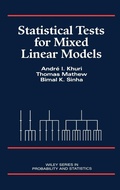 Cover: Statistical Tests for Mixed Linear Models - Wiley