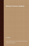 Cover: Abstract Convex Analysis - Wiley