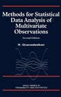 Cover: Methods for Statistical Data Analysis of Multivariate Observations - Wiley