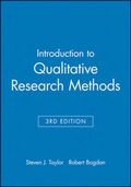 Cover: Introduction to Qualitative Research Methods - Wiley