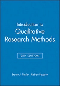 Enlarge image Cover: Introduction to Qualitative Research Methods - Wiley