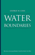 Cover: Water Boundaries - Wiley
