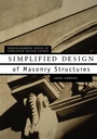 Cover: Simplified Design of Masonry Structures - Wiley