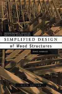 Enlarge image Cover: Simplified Design of Wood Structures - Wiley