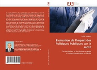 Abbildung von: Evaluation de l''impact Des Politiques Publiques Sur La Sant? - Omniscriptum