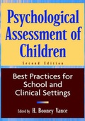 Cover: Psychological Assessment of Children - Wiley