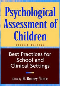 Enlarge image Cover: Psychological Assessment of Children - Wiley